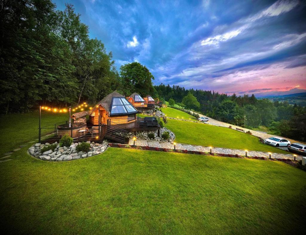 Osada Poli Koniakow - Panoramiczny Domek Nr 5 Z Prywatna Balia I Hydromasazem Exterior foto